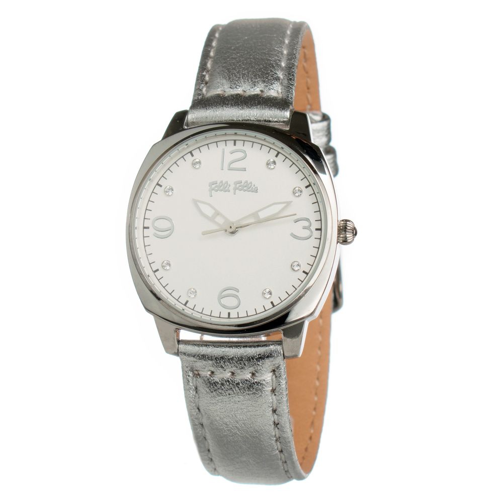 Gray Leather Dress Watch, Folli Folli Damenuhr