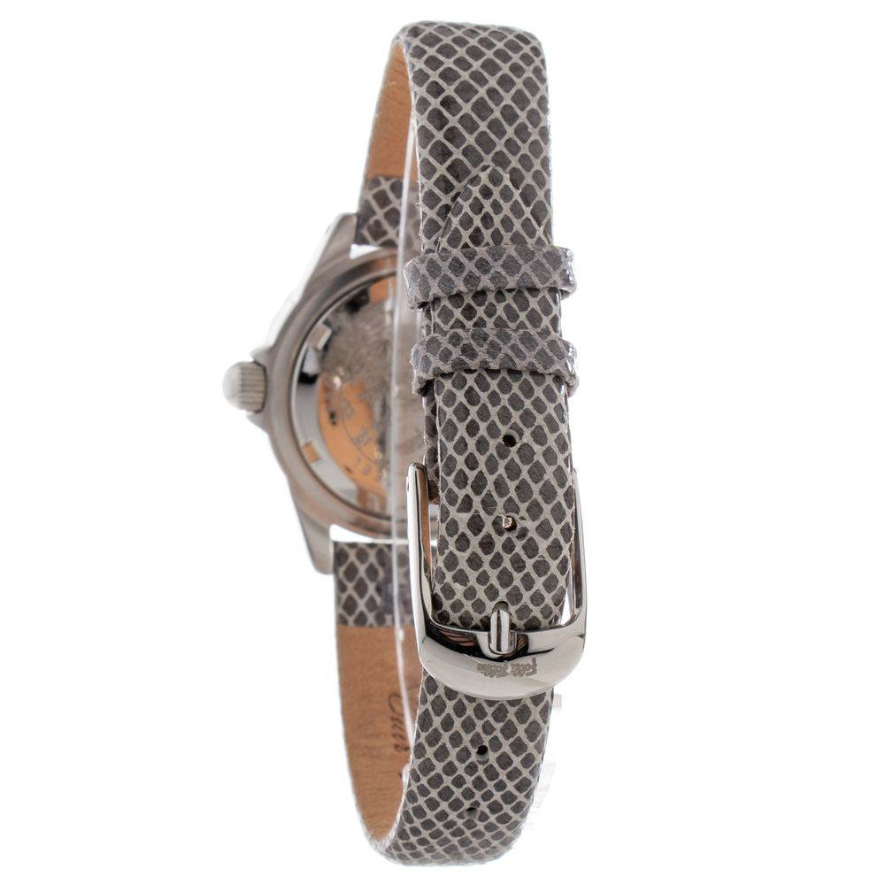 Gray Leather Dress Watch, Folli Folli Damenuhr