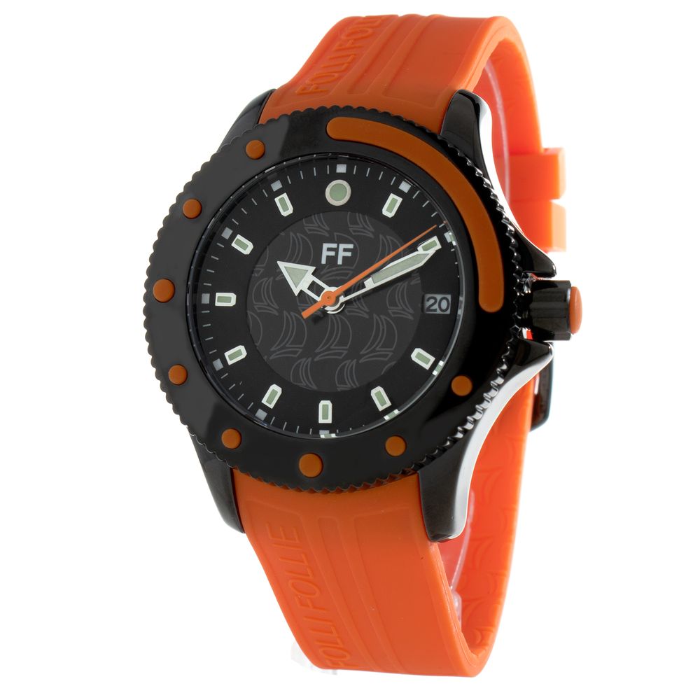 Orange Plastic Sport Watch, Folli Follie Unisex