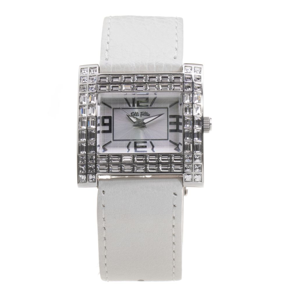 Gray Leather Dress Watch, Folli Folli Damenuhr