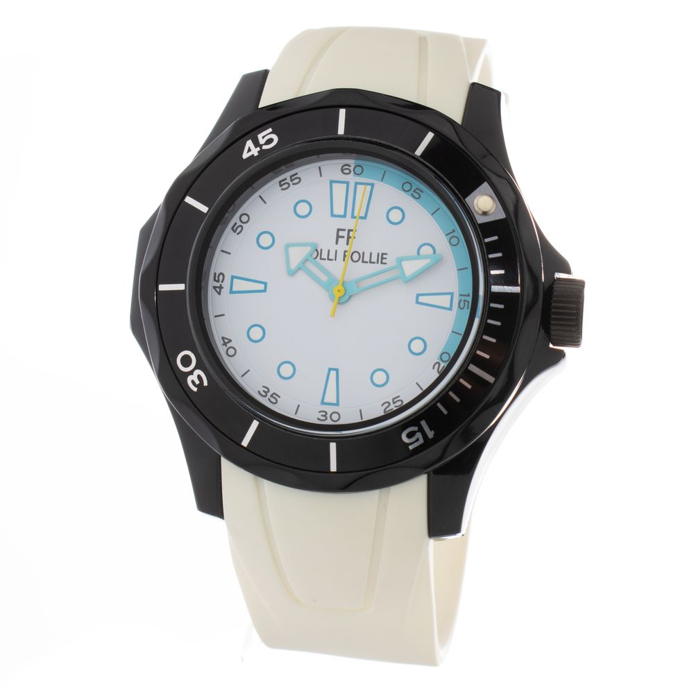 White Synthetic Sport Watch, Folli Folli Damenuhr