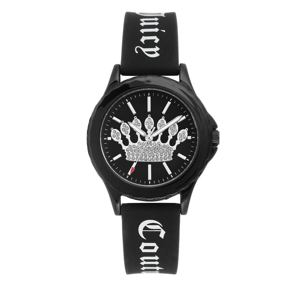 Black Synthetic Bracelet Watch, Juicy Couture Damenuhr