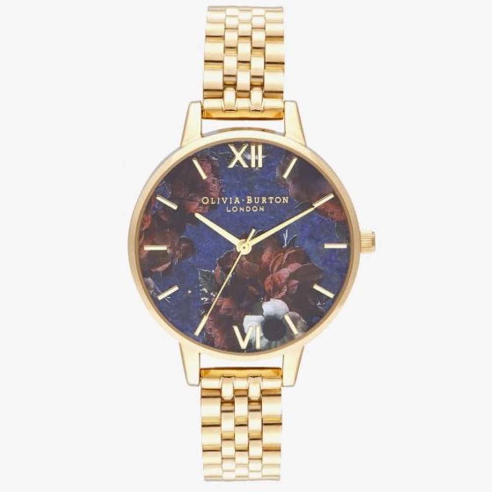 Gold Stainless Steel Dress Watch, Olivia Burton Damenuhr