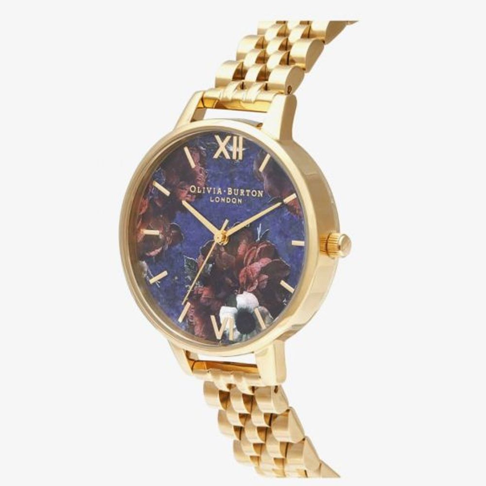 Gold Stainless Steel Dress Watch, Olivia Burton Damenuhr
