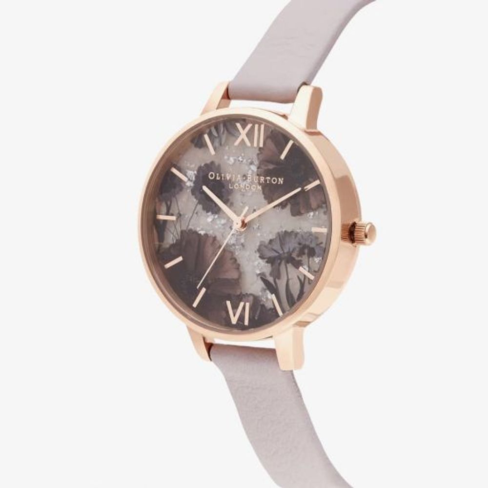 Multicolor Artificial Leather Dress Watch, Olivia Burton Damenuhr
