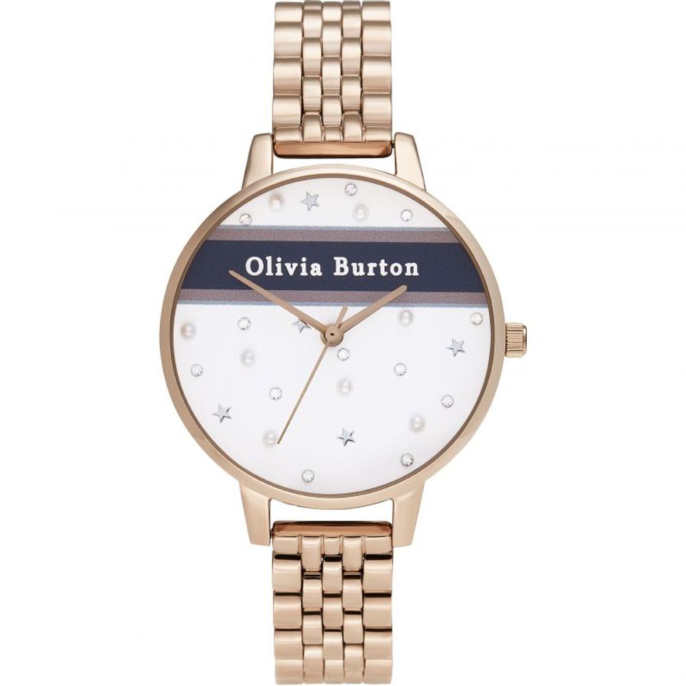 Multicolor Stainless Steel Dress Watch, Olivia Burton Damenuhr