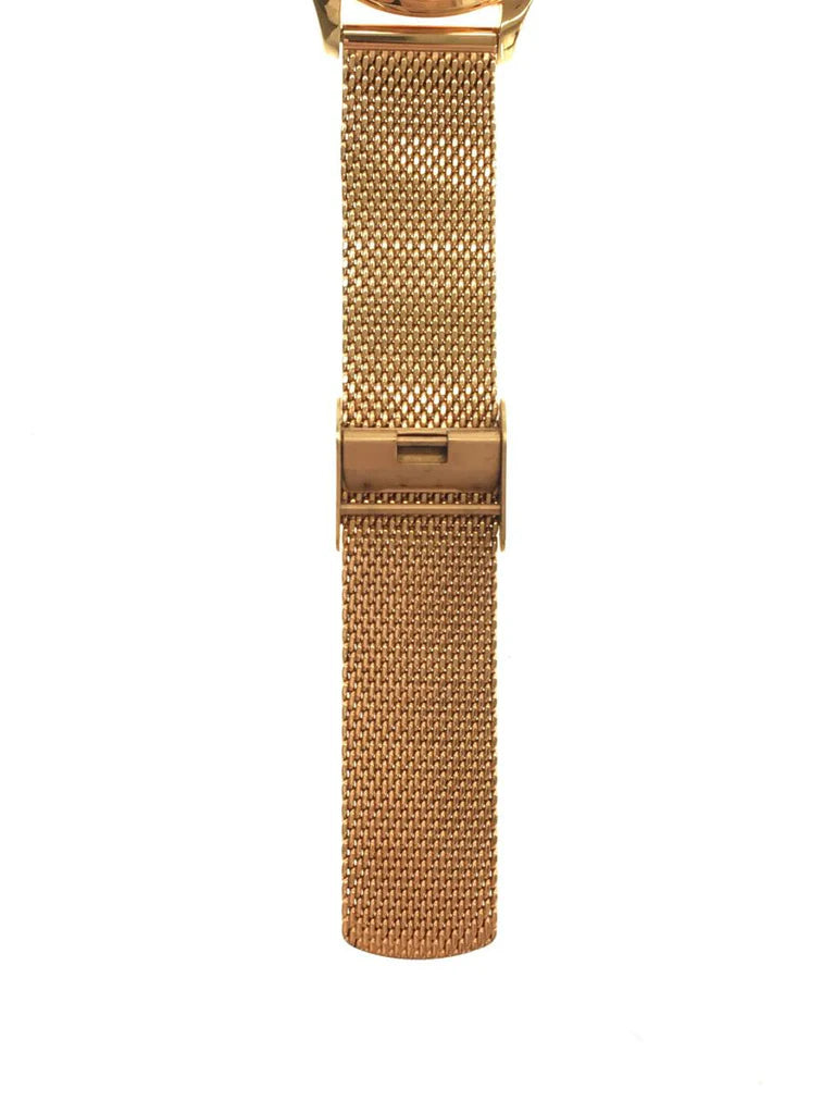 Swarovski Octea Nova Damenuhr mit grauem Zifferblatt und goldenem Mesh-Armband - 5451634