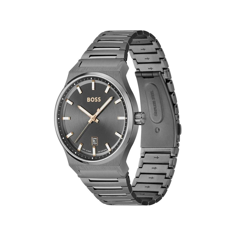 Gray Stainless Steel Dress Watch, Hugo Boss Damenuhr