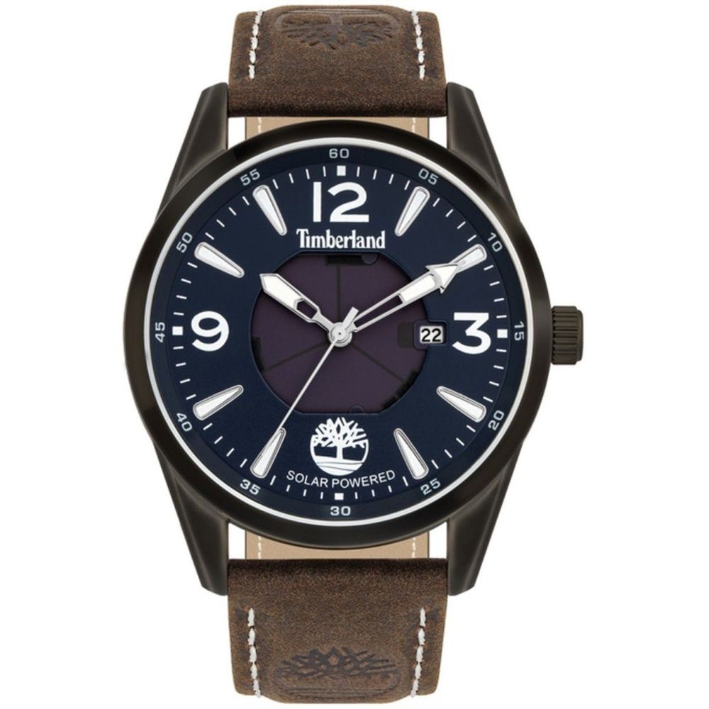 Brown Leather Dress Watch, Timberland Herrenuhr