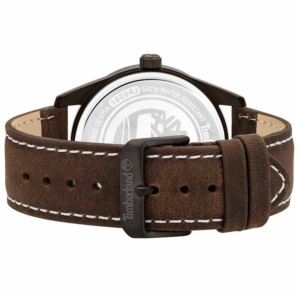 Brown Leather Dress Watch, Timberland Herrenuhr
