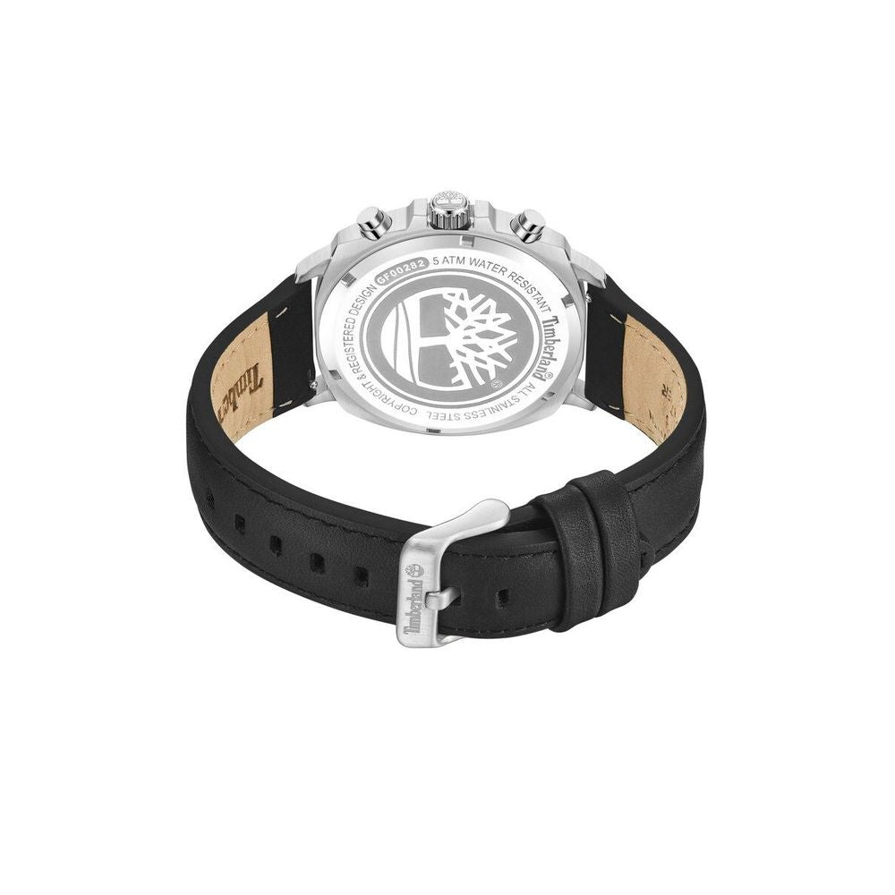 Orange Leather Dress Watch, Timberland Herrenuhr