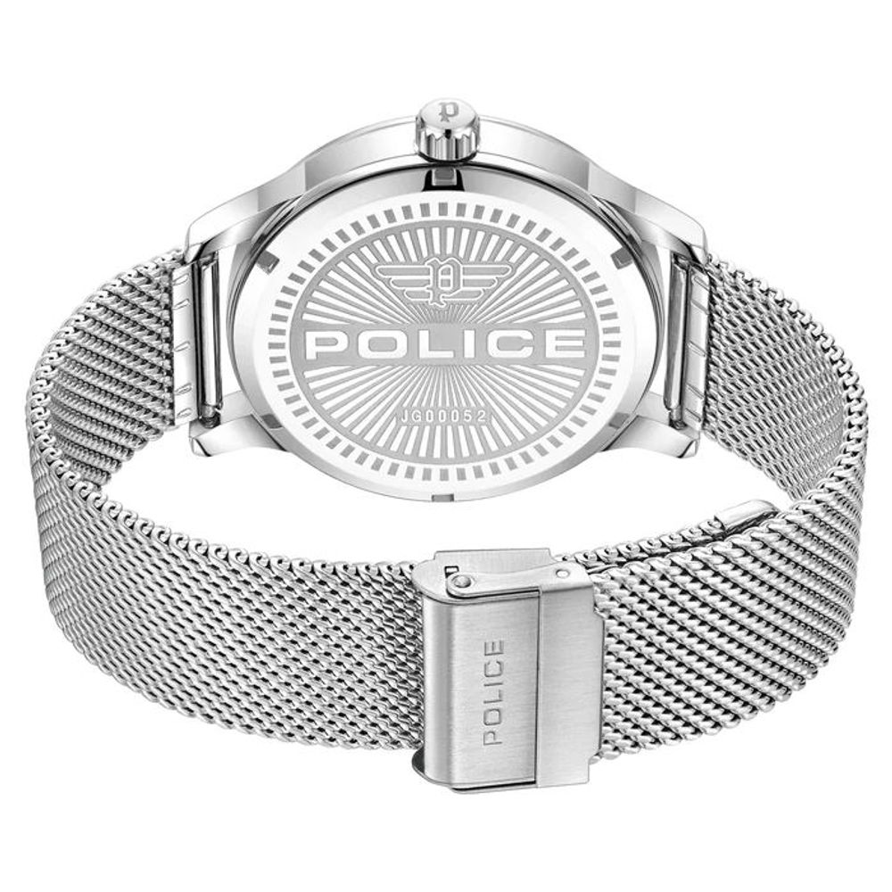 Gray Stainless Steel Dress Watch, Police Herrenuhr