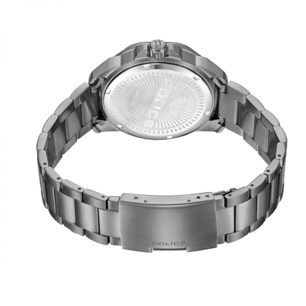 Gray Stainless Steel Dress Watch, Police Herrenuhr