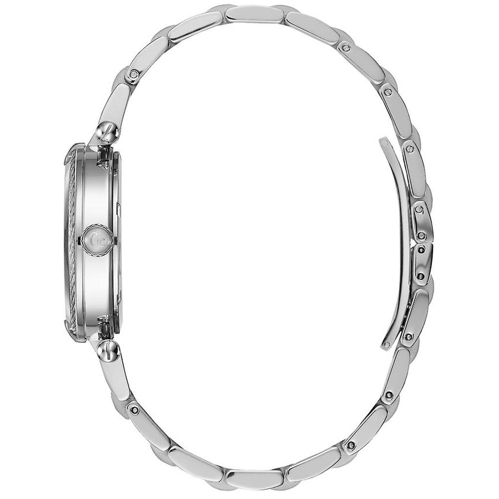 Silver Stainless Steel Dress Watch, GC Damenuhr