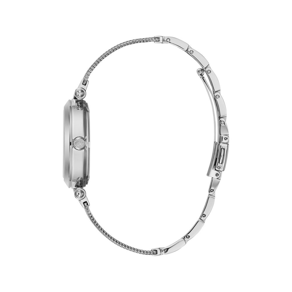 Silver Stainless Steel Dress Watch, Damenuhr GC