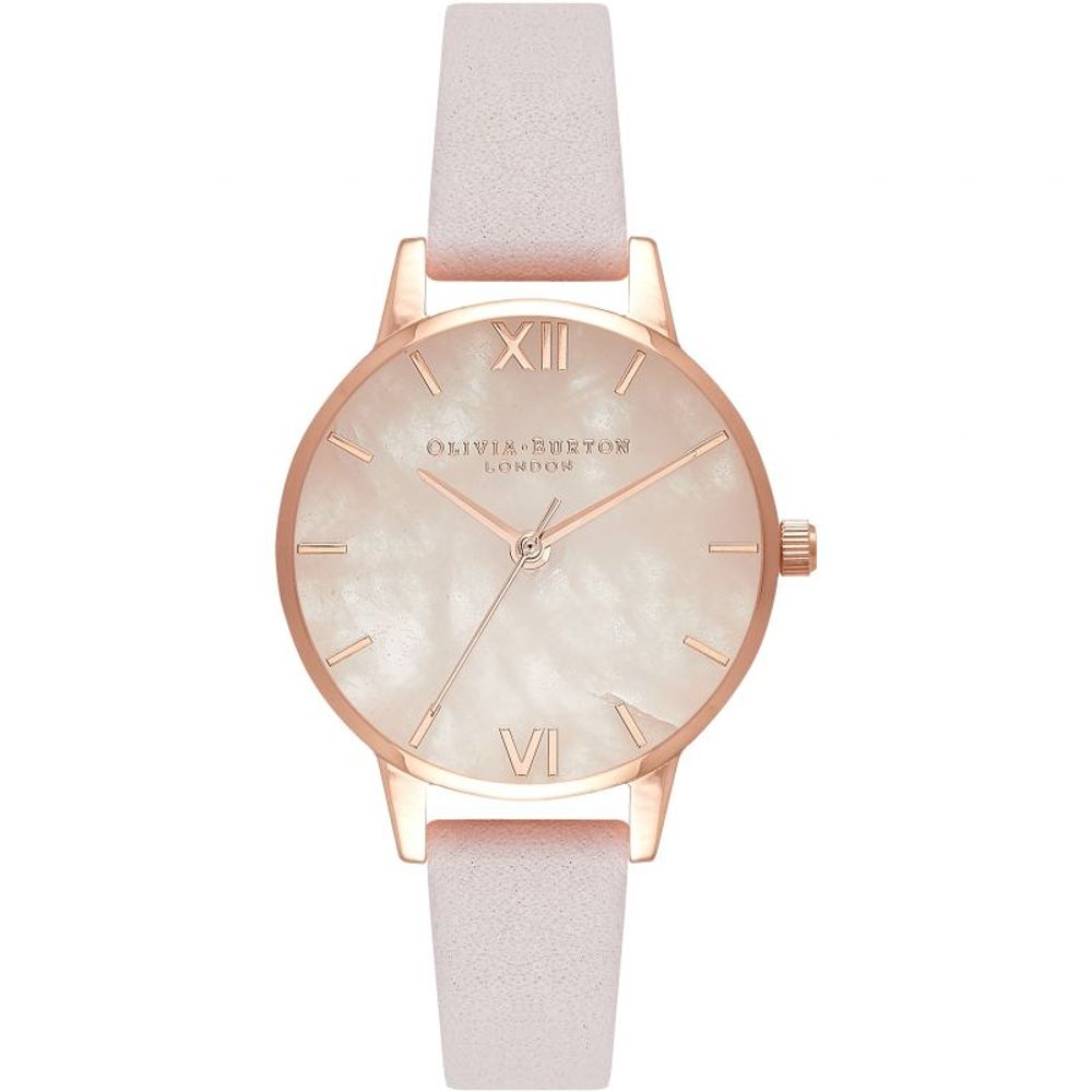 Multicolor Artificial Leather Dress Watch, Olivia Burton Damenuhr