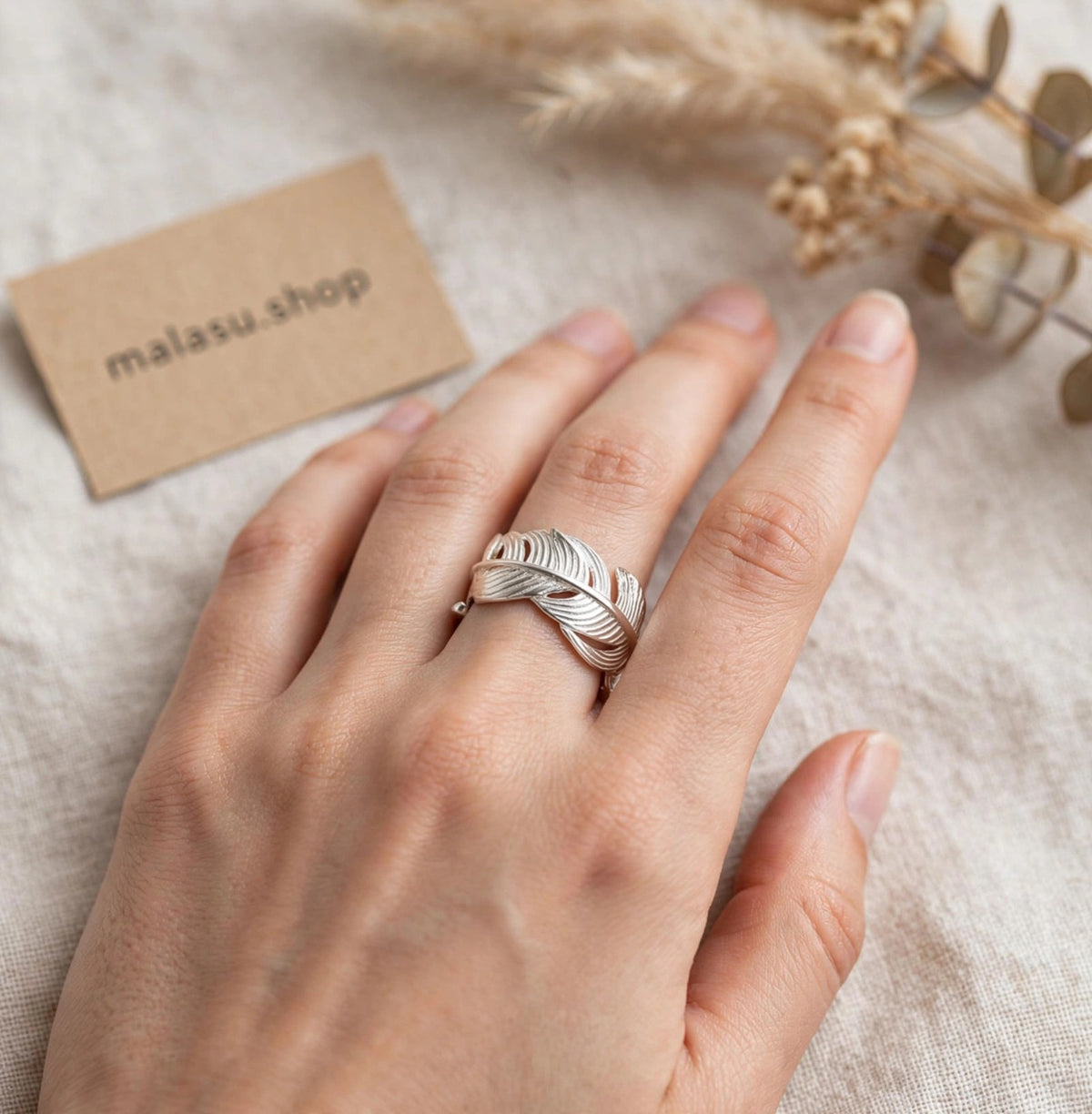 Delicate Lilli- Silber  Ring , 925 Silber, Silberring  | größenverstellbarer Damenring