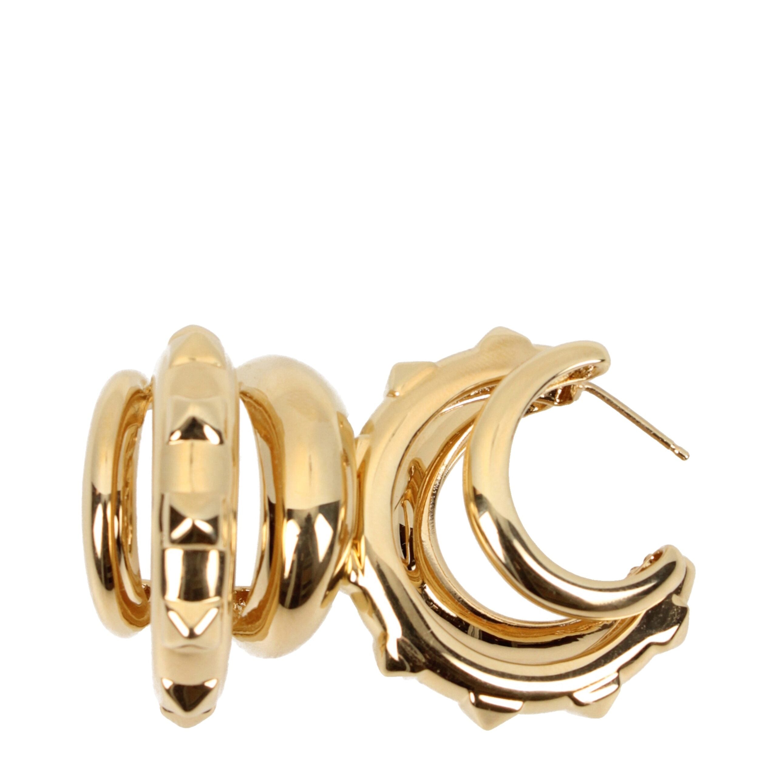 Gold Metal Earrings, Valentino Garavani, Valentino Garavani
