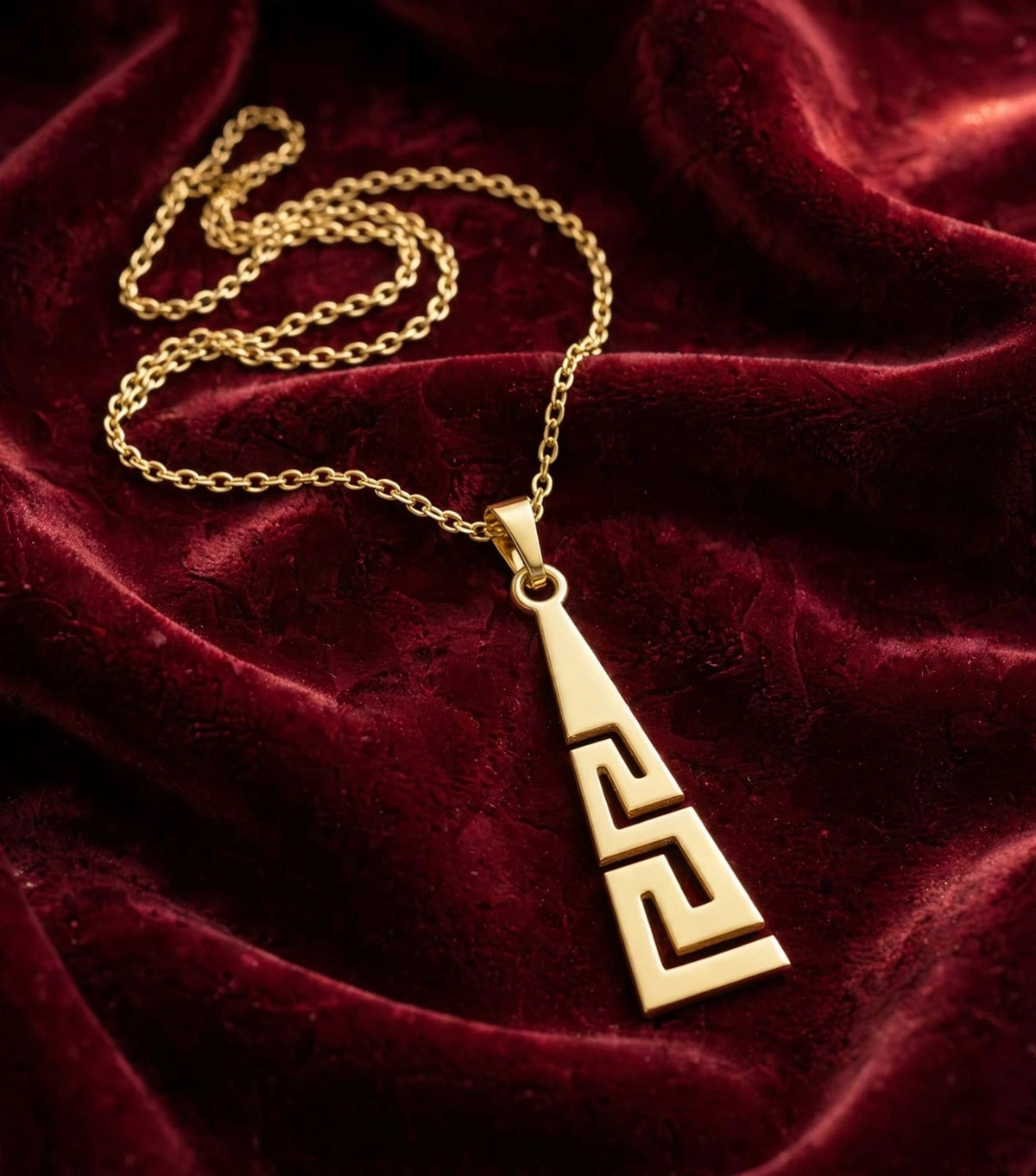 Helena & Aion - Ketten für Sie und Ihn - im Meander - "Versace" Look-Edelstahl