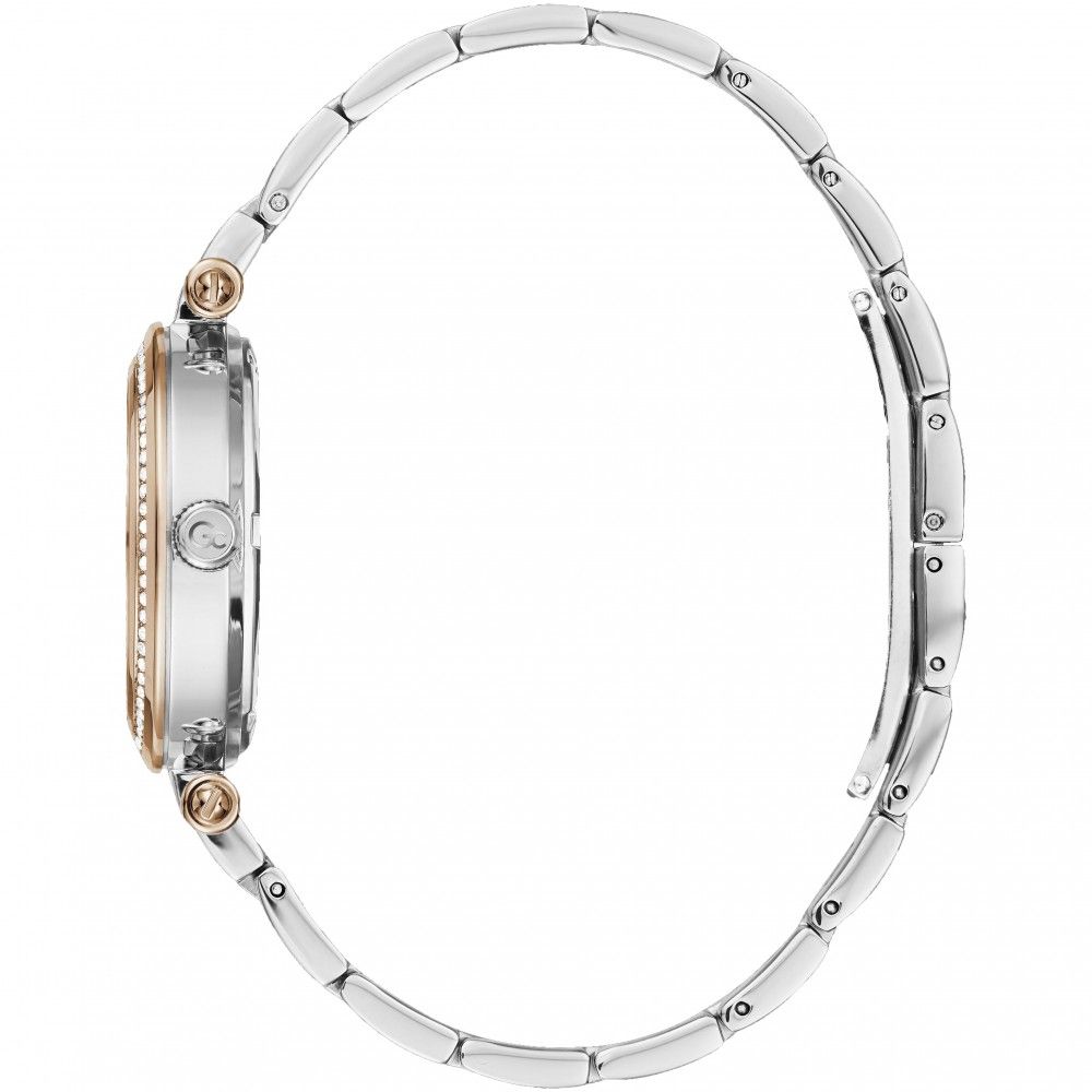 Silver Stainless Steel Dress Watch, Damenuhr GC