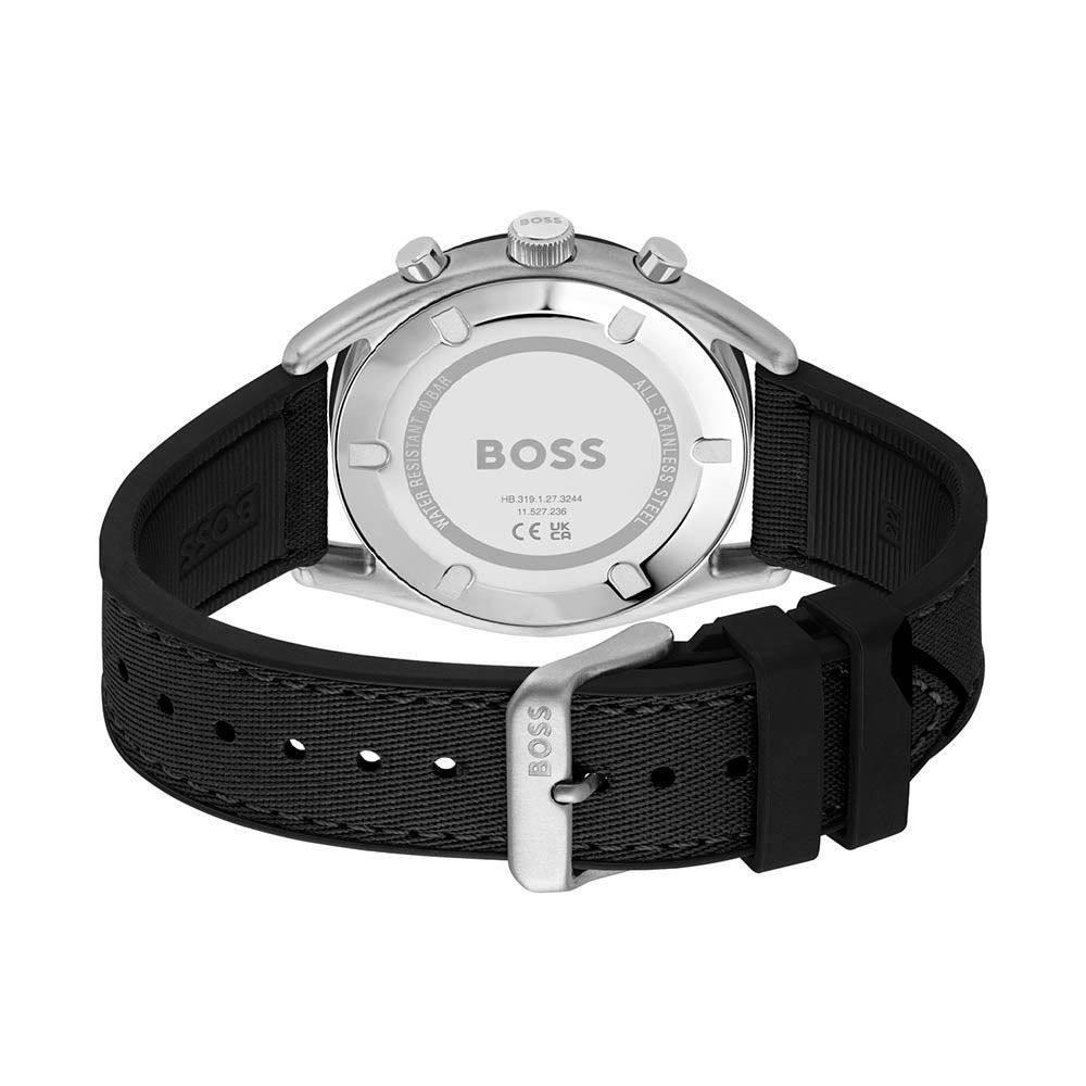 Black Synthetic Dress Watch, Hugo Boss Herrenuhr