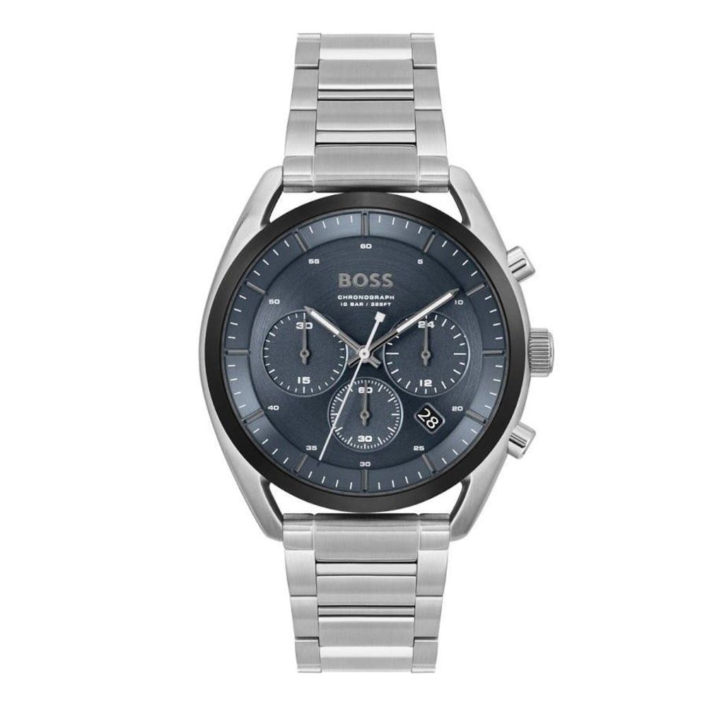Gray Stainless Steel Dress Watch, Hugo Boss Herrenuhr