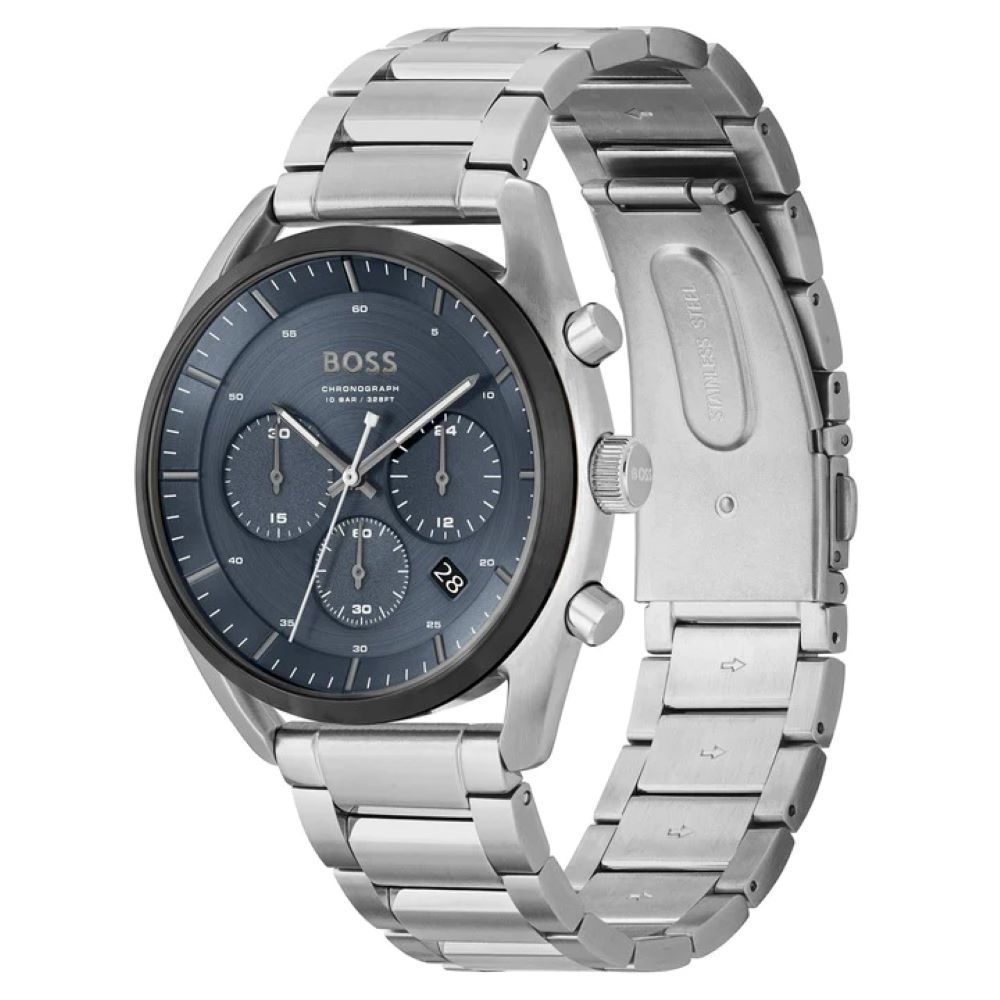 Gray Stainless Steel Dress Watch, Hugo Boss Herrenuhr