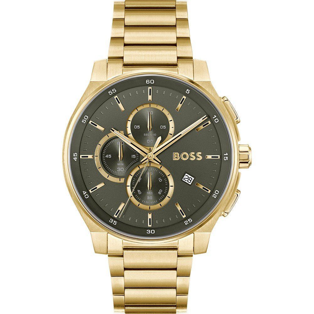 Gold Stainless Steel Dress Watch, Hugo Boss Herrenuhr
