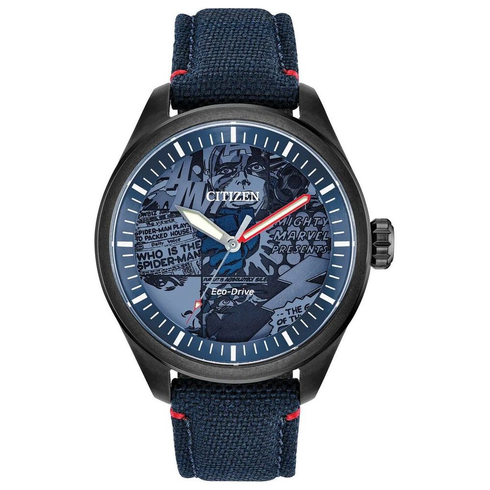 Blue Fabric Sport Watch, Citizen Herrenuhr