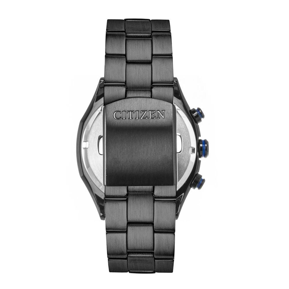 Black Stainless Steel Sport Watch, Citizen Herrenuhr
