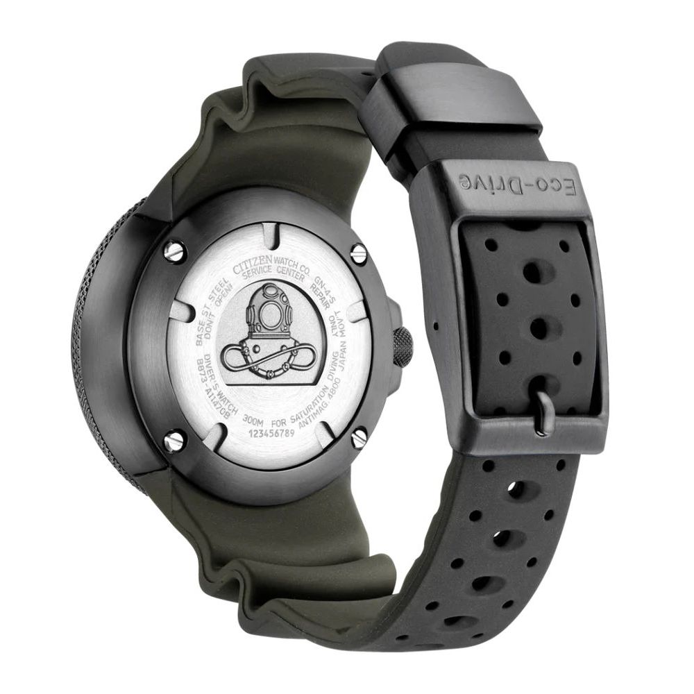 Black Rubber Sport Watch, Citizen Herrenuhr