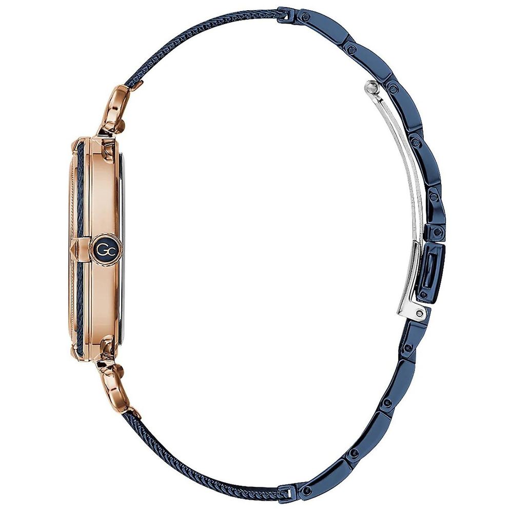 Blue Stainless Steel Dress Watch, Damenuhr GC