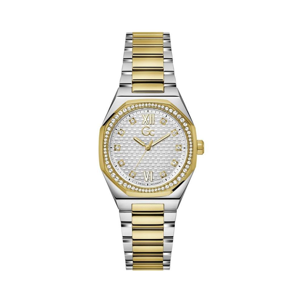 Gold Stainless Steel Dress Watch, GC Damenuhr