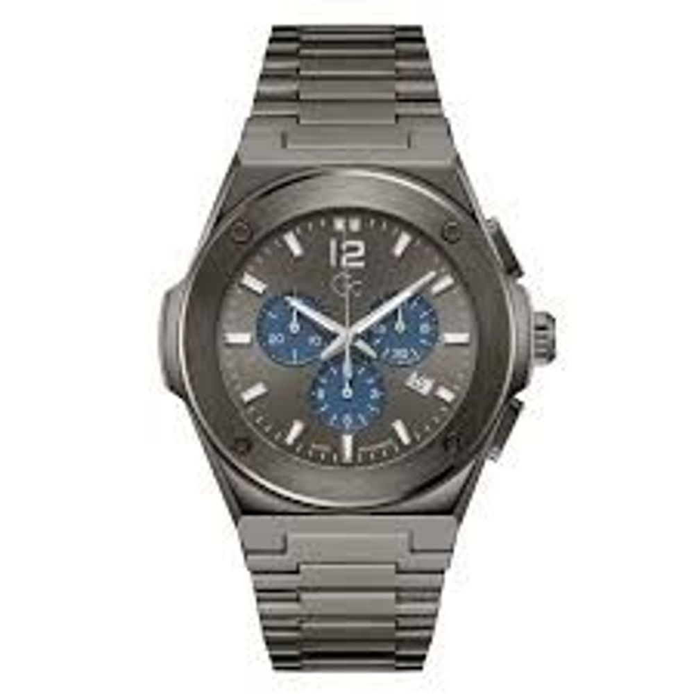 Gray Stainless Steel Dress Watch, Herrenuhr von GC