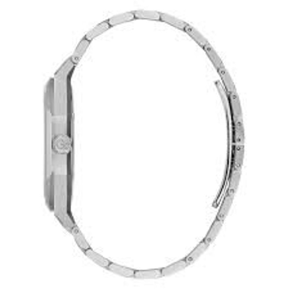 Gray Stainless Steel Dress ,Watch, Damenuhr GC