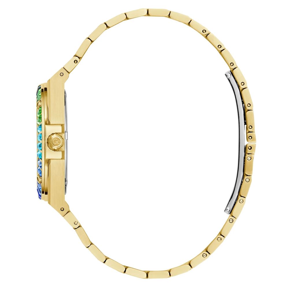 Gold Stainless Steel Dress Watch, Damenuhr GC