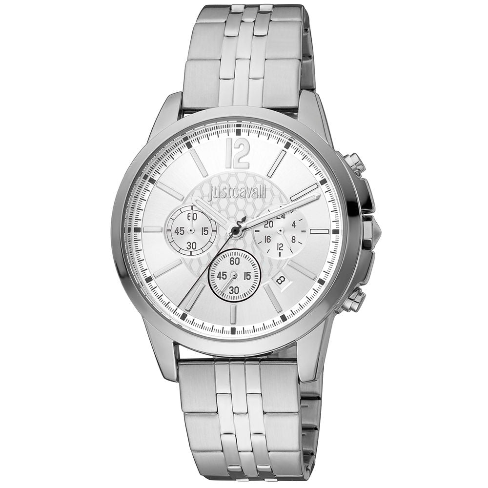 Gray Stainless Steel Dress Watch, Just Cavalli Herrenuhruhr