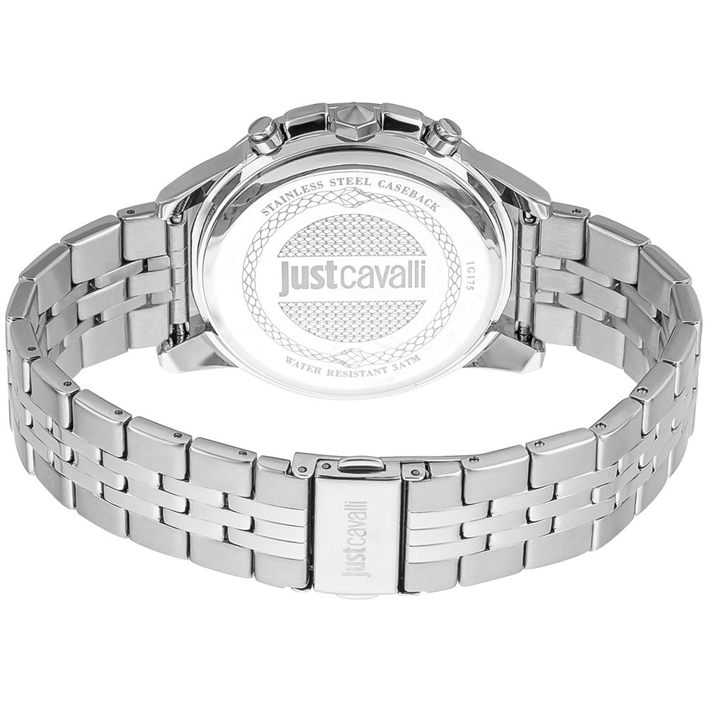 Gray Stainless Steel Dress Watch, Just Cavalli Herrenuhruhr