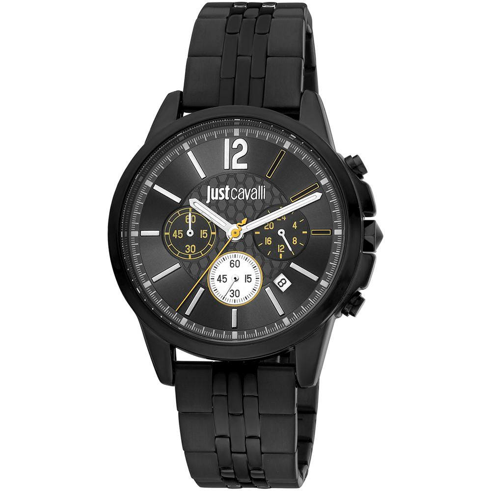 Black Stainless Steel Bracelet Watch, Just Cavalli Herrenuhruhr