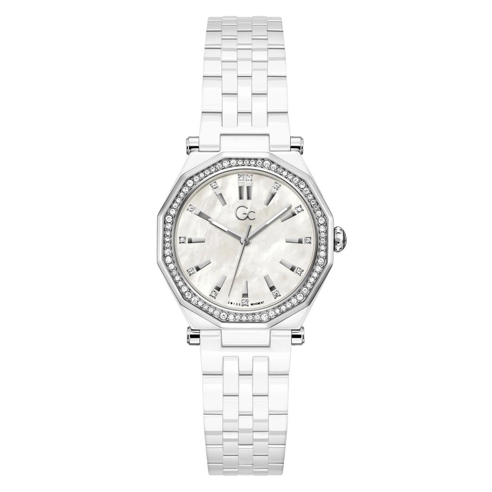 Gray Ceramic Dress Watch, Damenuhr GC