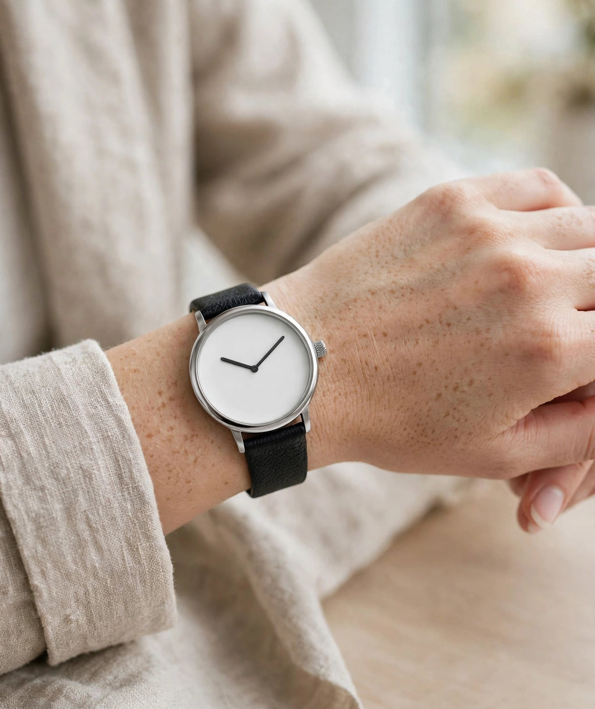 Damen-Armbanduhr  MINIMI, Damenuhr Lederband