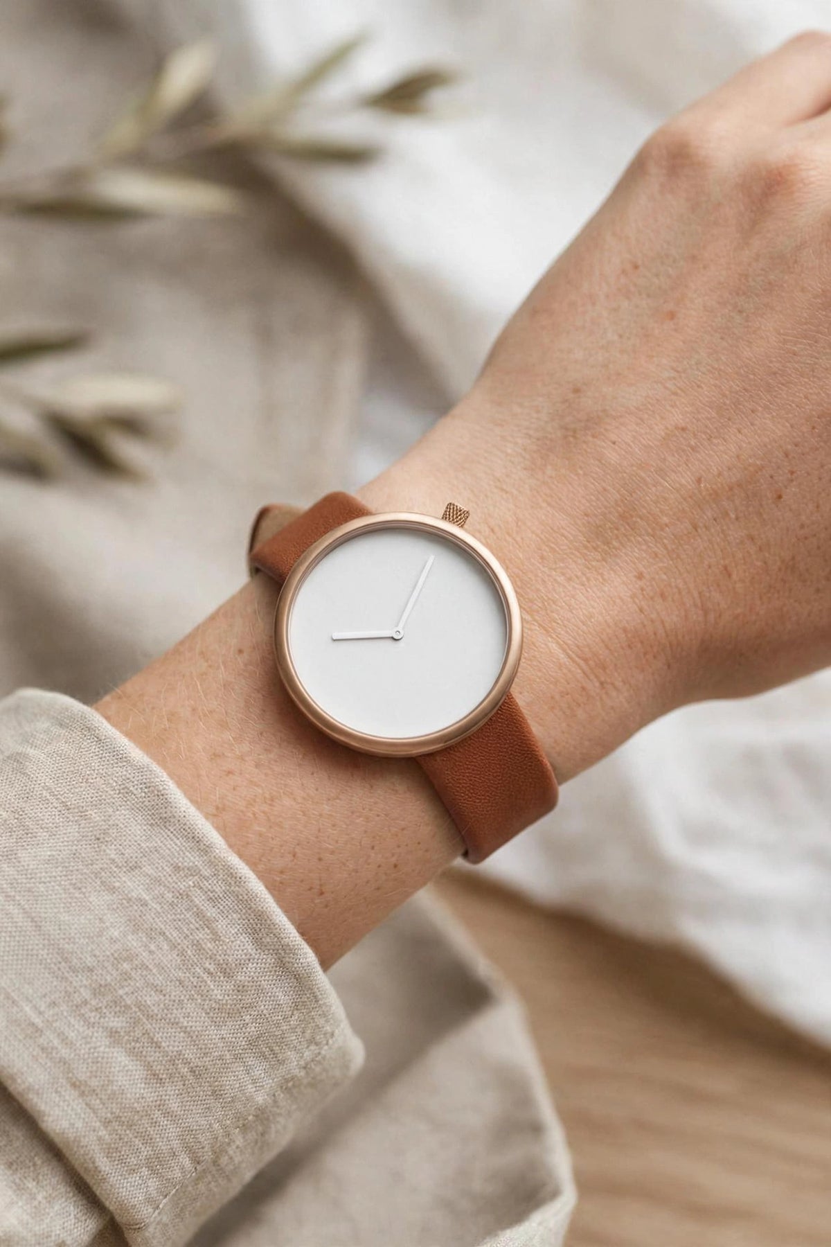 Damen-Armbanduhr  MINIMI, Damenuhr Lederband