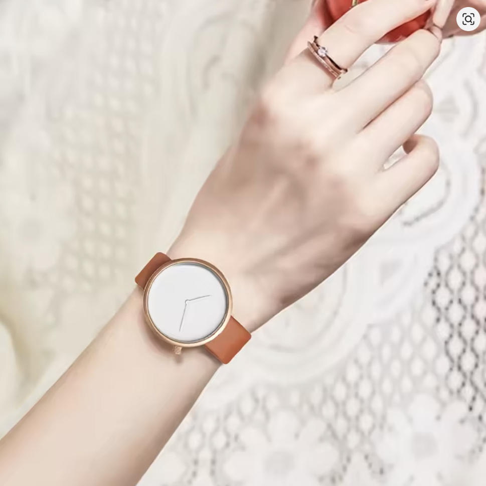 Damen-Armbanduhr  MINIMI, Damenuhr Lederband