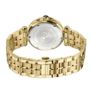 Versace Aion Chronograph Weißes Zifferblatt Metallarmband für Herren – VBR060017