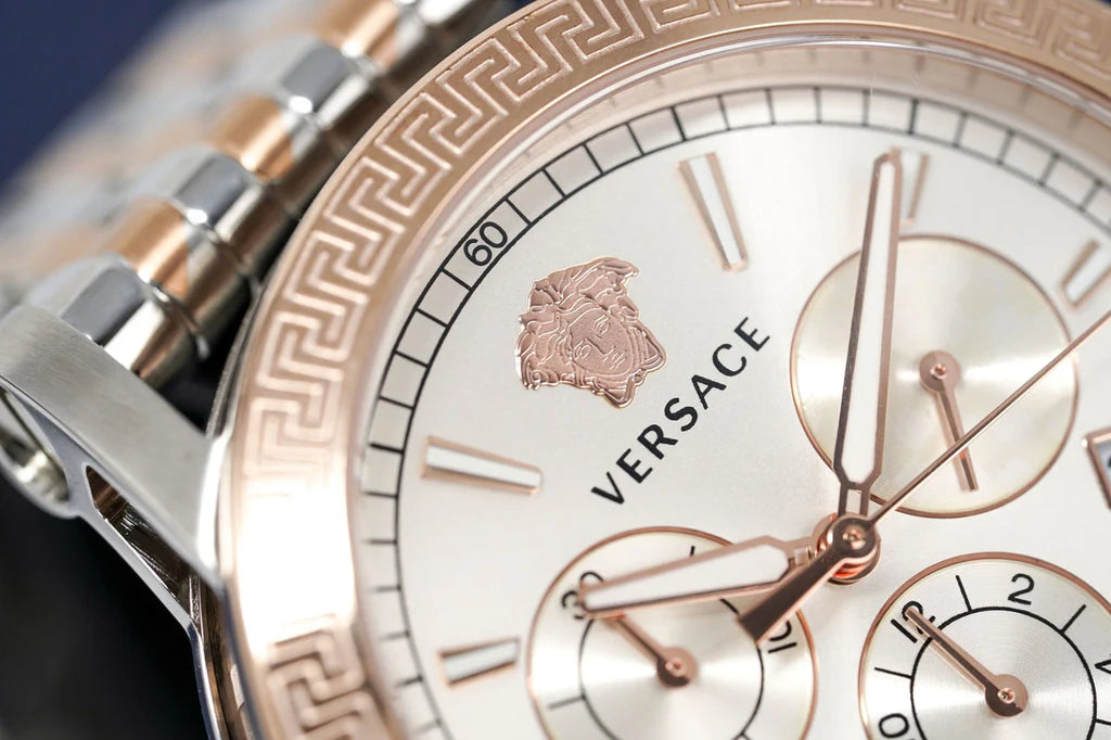 Versace Sport Tech Chronograph während des Wählers zweifarbiger Stahlarmbanduhr für Männer – VELT00319