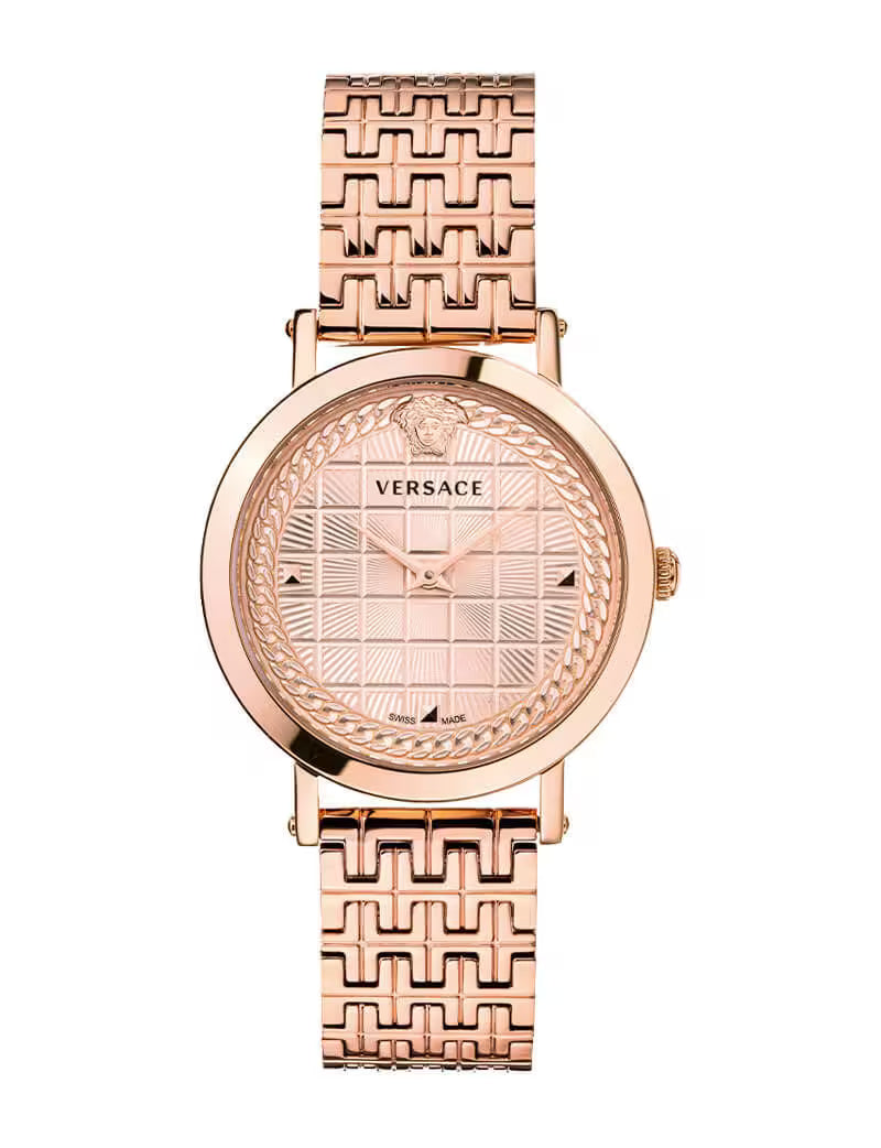 VERSACE Versace Mendusa 37 mm Quartz Watch VELV00720, goldfarbend, Damenuhr