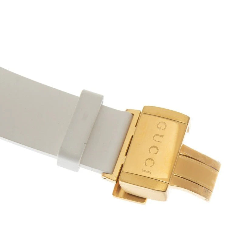 Gucci Grip x Disney Quarzuhr, silbernes Zifferblatt, silbernes Edelstahlarmband, Unisex - YA157419