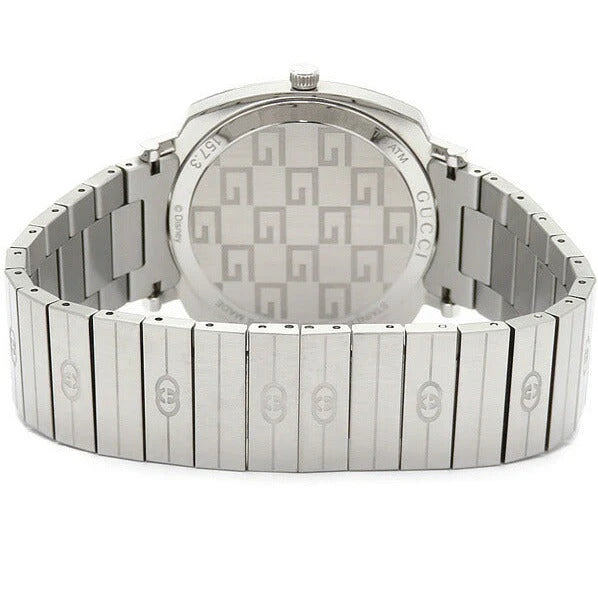 Gucci Grip x Disney Quarzuhr, silbernes Zifferblatt, silbernes Edelstahlarmband, Unisex - YA157419