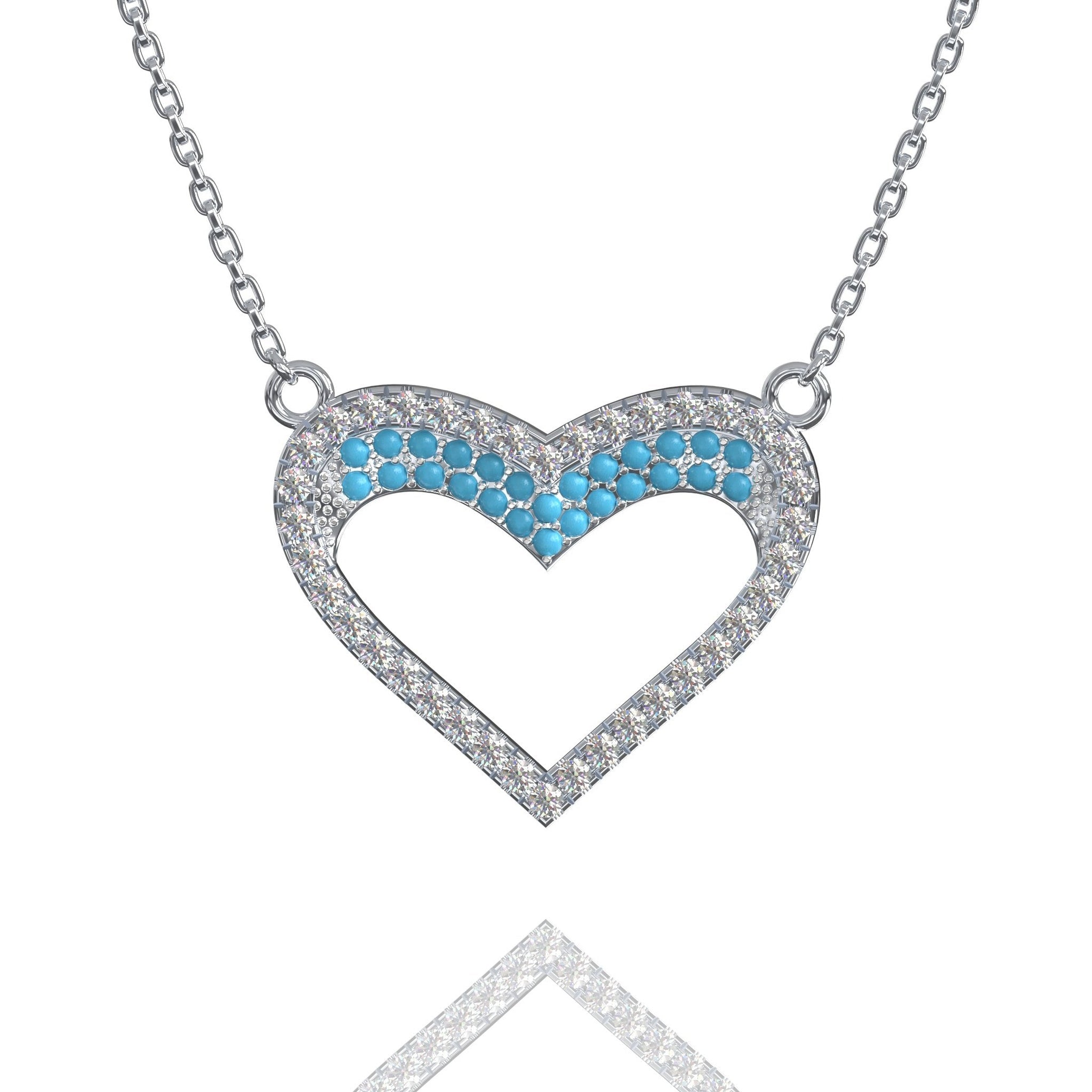 Blue Heart Alesandra - Halskette,  Kette Celine Noex
