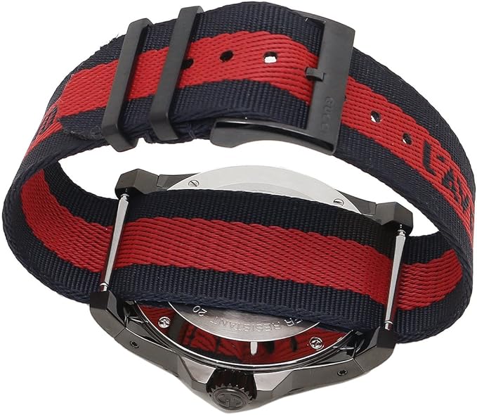 Gucci Dive Tiger – Zifferblatt zweifarbig Nylon Armband Uhr YA136215 – Herrenuhr